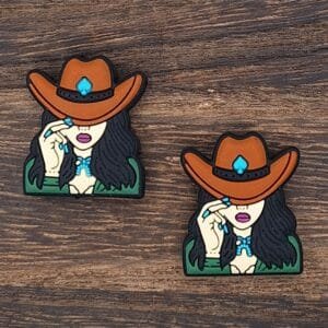 Western Girl Silicone Focal Bead