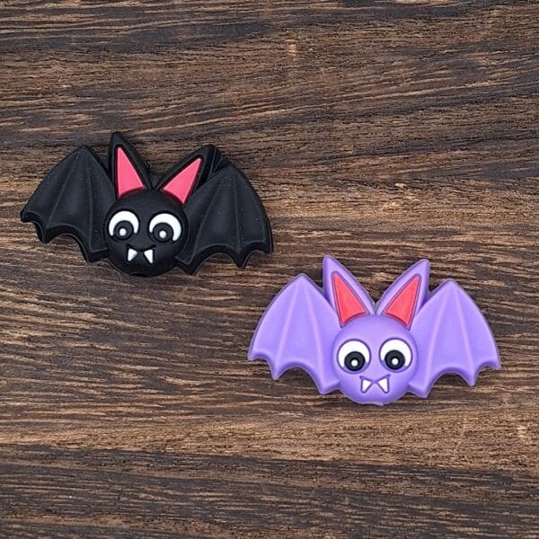Bella the Bat Silicone Focal Bead, Assorted Colors