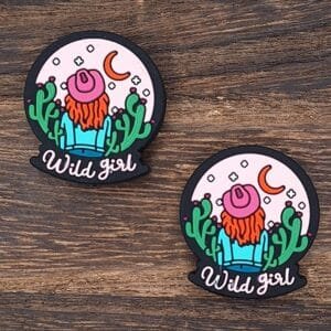 Wild Girl Silicone Focal Bead