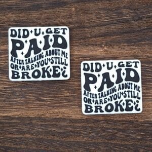 Did you get paid Silicone Focal Bead