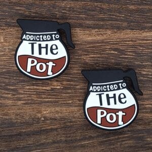 Addicted to the Pot Silicone Focal Bead