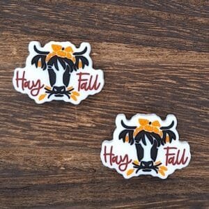 Hay Fall Silicone Focal Bead