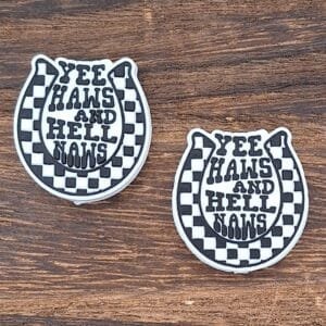 Yee Haws & Hell Naws Silicone Focal Bead