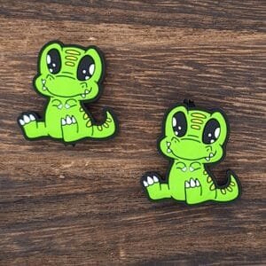 Billy the Baby Dino Silicone Focal Bead