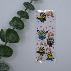 Beadable Pen Wrap, Yellow Overall Monster