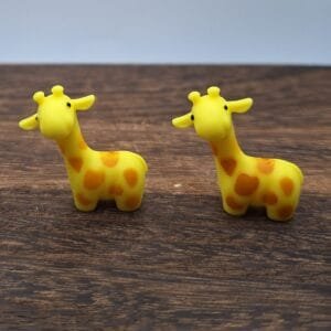 3D Gina the Giraffe Silicone Focal Bead