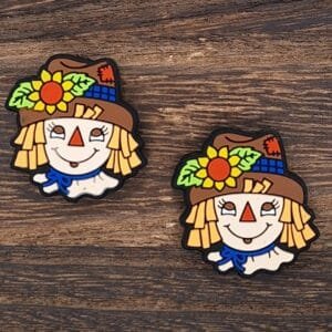 Rusty the Scarecrow Silicone Focal Bead