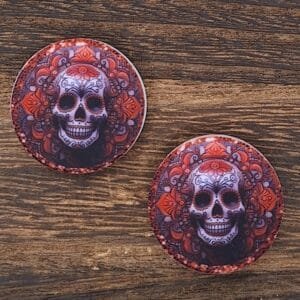 Calavera (skull) Silicone Focal Bead