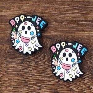 Boo-Jee Ghost Silicone Focal Bead