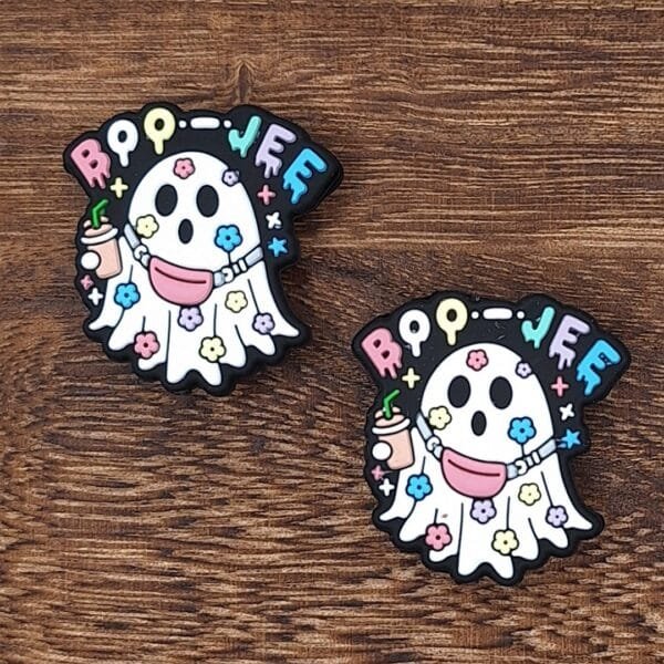 Boo-Jee Ghost Silicone Focal Bead