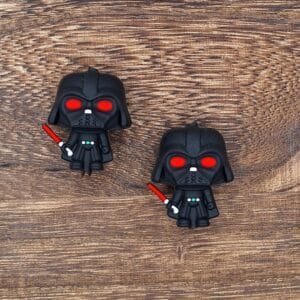 3d Dark Vader Silicone Focal Bead