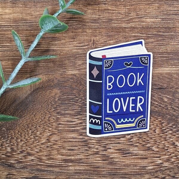 Book Lover Glitter Flatback