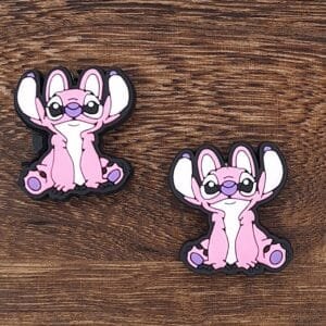 New Style Pink Alien Soft PVC Focal Bead