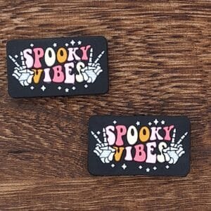 Spooky Vibes Silicone Focal Bead