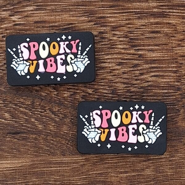 Spooky Vibes Silicone Focal Bead