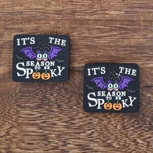 Season to be Spooky Silicone Focal Bead