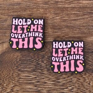 Hold on let me overthink this Silicone Focal Bead