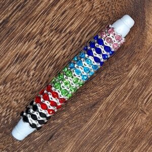 12mm Wavy Spacers, pack of 10, Choice of Color