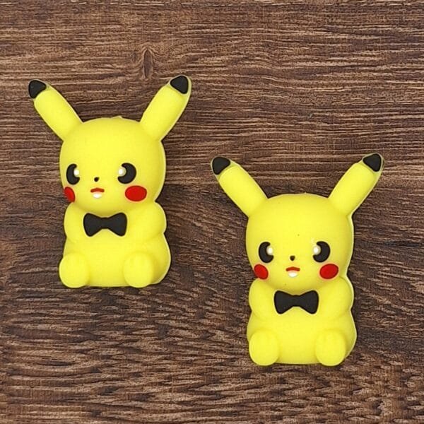 3d Yellow Squirrel Silicone Focal Bead