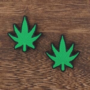 New Mary Jane Leaf Silicone Focal Bead