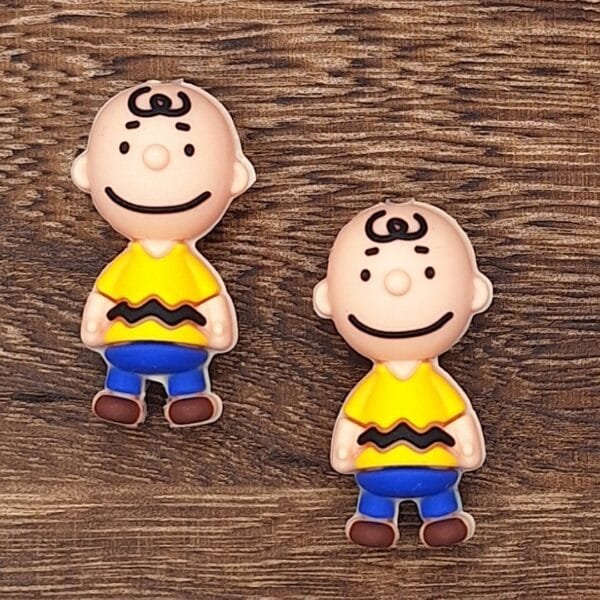 3d Charlie Silicone Focal Bead