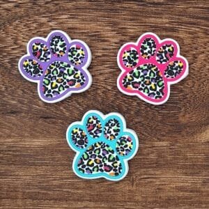 LF Paw Silicone Focal Bead, Choice of Color