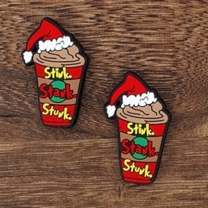Stink, Stank, Stunk Cup Silicone Focal Bead