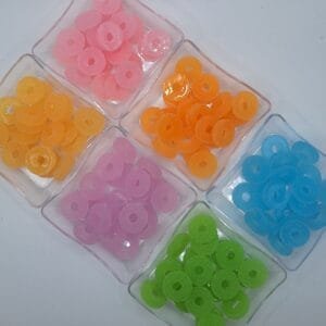Acrylic Sugar Spacers, pack of 10, Choice of Color