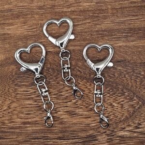 Heart Keychain Clasps