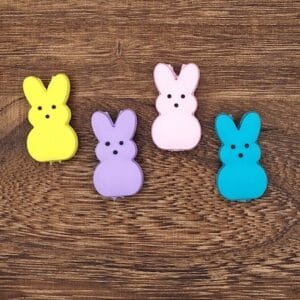 Bunny Peeps Soft PVC Focal