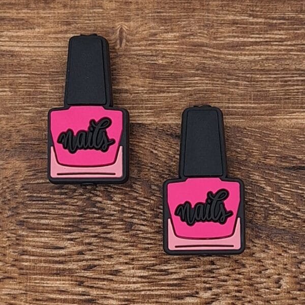Nail Polish Soft PVC Focal Bead