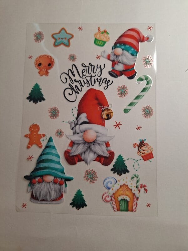 Christmas Gnome Notebook DTF