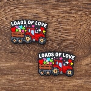 Loads of Love Silicone Focal Bead