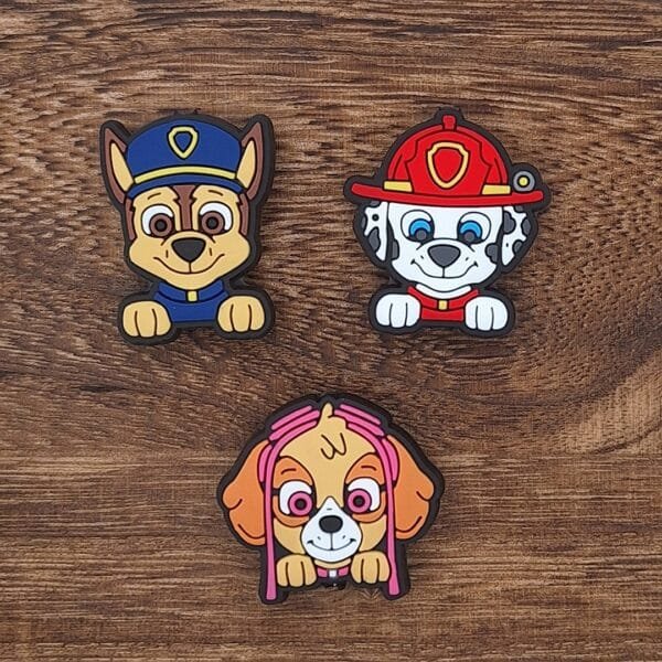 Paw Patrol Silicone Focal Bead, Choice