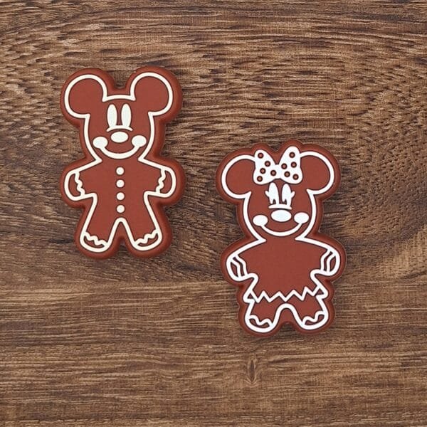 Mouse Cookie Soft PVC Focal Bead, Choice