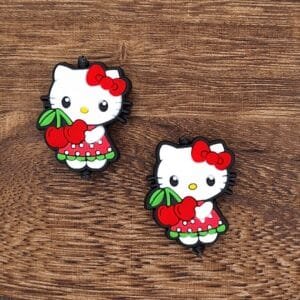 Cherry Sweet Kitty Soft PVC Bead
