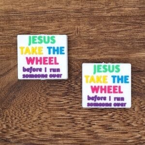 Jesus take the wheel Soft PVC Bead