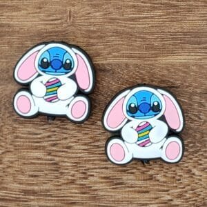 Bunny Blue Alien Soft PVC Bead