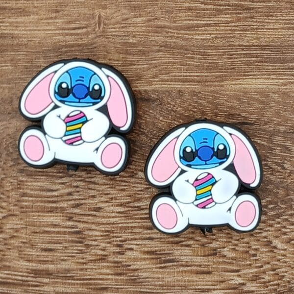 Bunny Blue Alien Soft PVC Bead