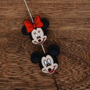 3d Magical Mouse Silicone Focal Bead