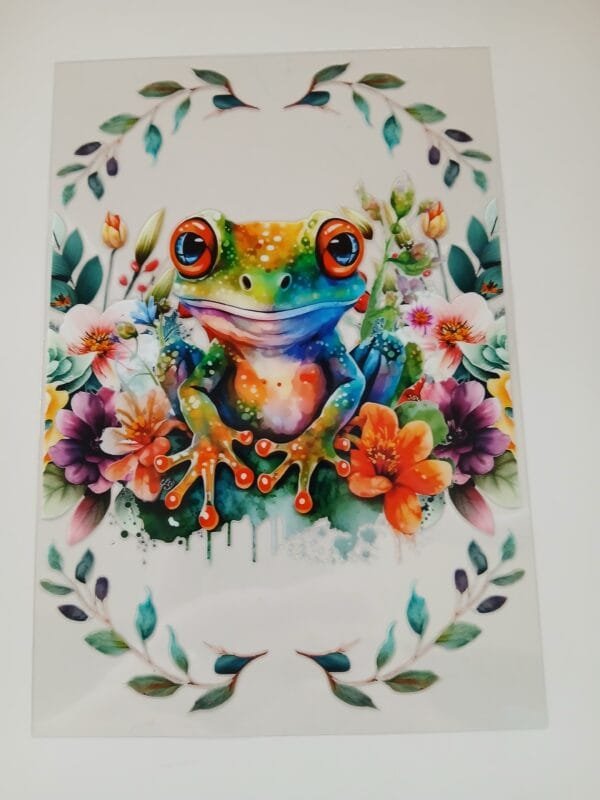 Tree Frog Notebook DTF