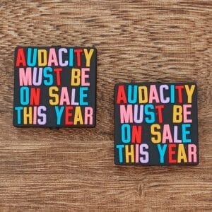 Audacity must be on sale this year Soft PVC Focal Bead