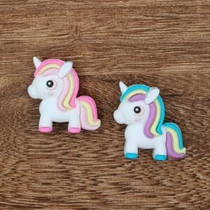 3d Unicorn Silicone Focal Bead