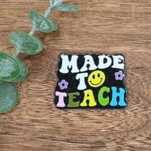 Made to Teach Glitter Flatback