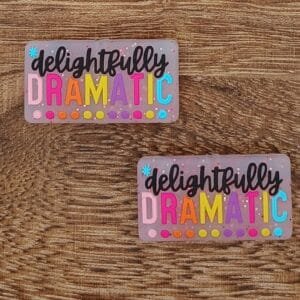 Delightfully Dramatic Silicone Focal Bead