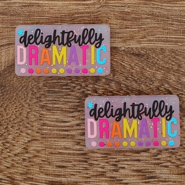 Delightfully Dramatic Silicone Focal Bead