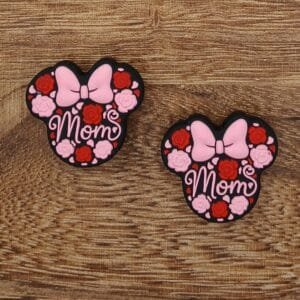 Mom Mouse Silicone Focal Bead