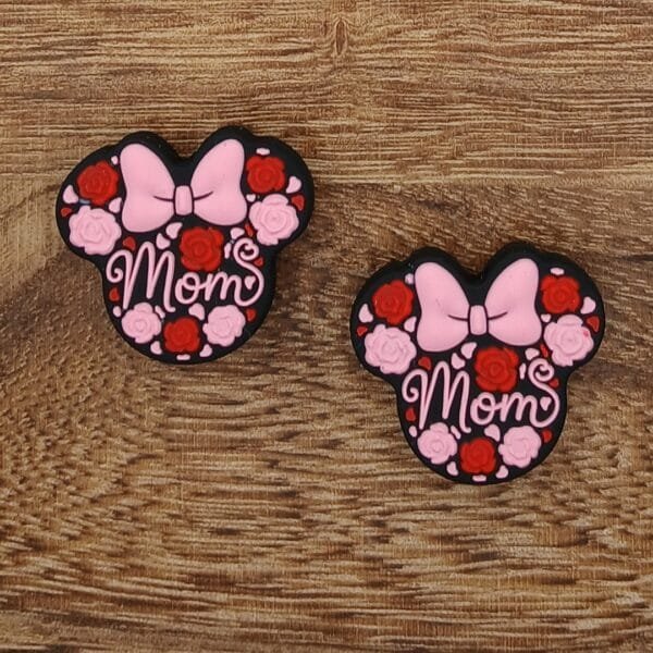 Mom Mouse Silicone Focal Bead
