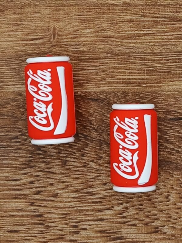 3D Coca Cola Can Silicone Focal Bead