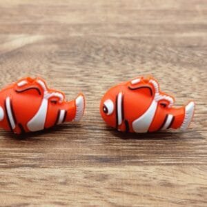 3D Nemo Fish Silicone Focal Bead